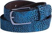 Slangen riem - Lagarto Turquoise  Dames riem - Broekriem Dames - Dames riem -  Dames riemen - heren riem - heren riemen - riem - riemen - Designer riem - luxe