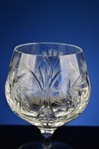 Kristallen Cognac glazen met ster motief