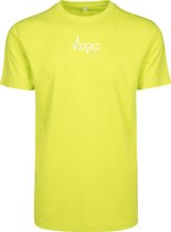 FitProWear Casual T-Shirt Heren Licht geel - Maat M - Shirt - Sportshirt - Casual Shirt - T-Shirt Ronde Hals - T-Shirt Slim Fit - Slim Fit Shirt - T-Shirt korte mouwen