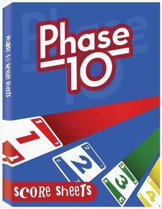 Afbeelding van het spel Phase 10 Score Sheets