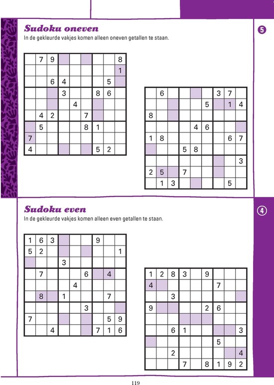 Denksport Sudoku puzzelboek - Denksport