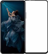 Tempered Glass 2.5D - Glasplaatje - Huawei Honor 20 Pro Transparant - Zwart - Screenprotector