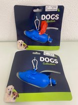 Honden accessoires: houder voor poepzakjes (voor aan de riem) - 2 stuks