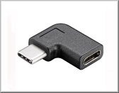 PremiumCord Adapter USB 3.1 connector C/male - C/female Right angled 90°