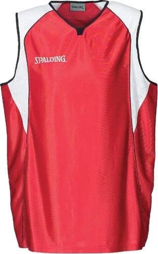 Spalding Shirt FastbreakTank Top maat XL rood wit
