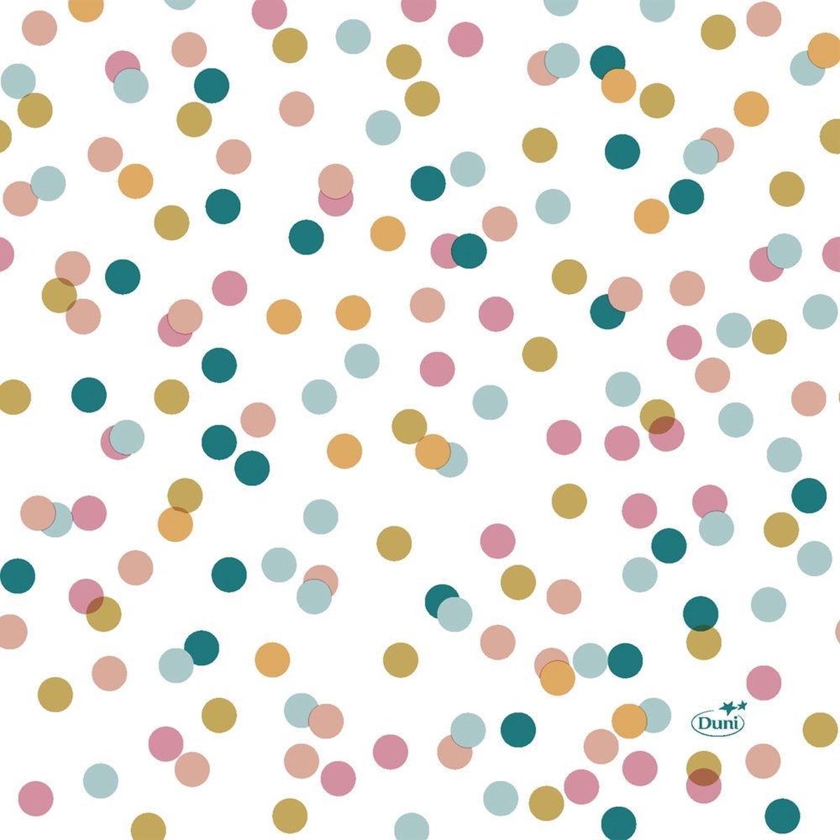 Duni Servetten Dream Dots 3-laags 24 Cm Wit 20 Stuks