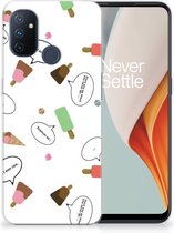 Telefoon Hoesje OnePlus Nord N100 Silicone Back Case IJsjes