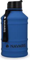 Roestvrijstalen waterfles 2,2 liter - BPA vrij - blauw