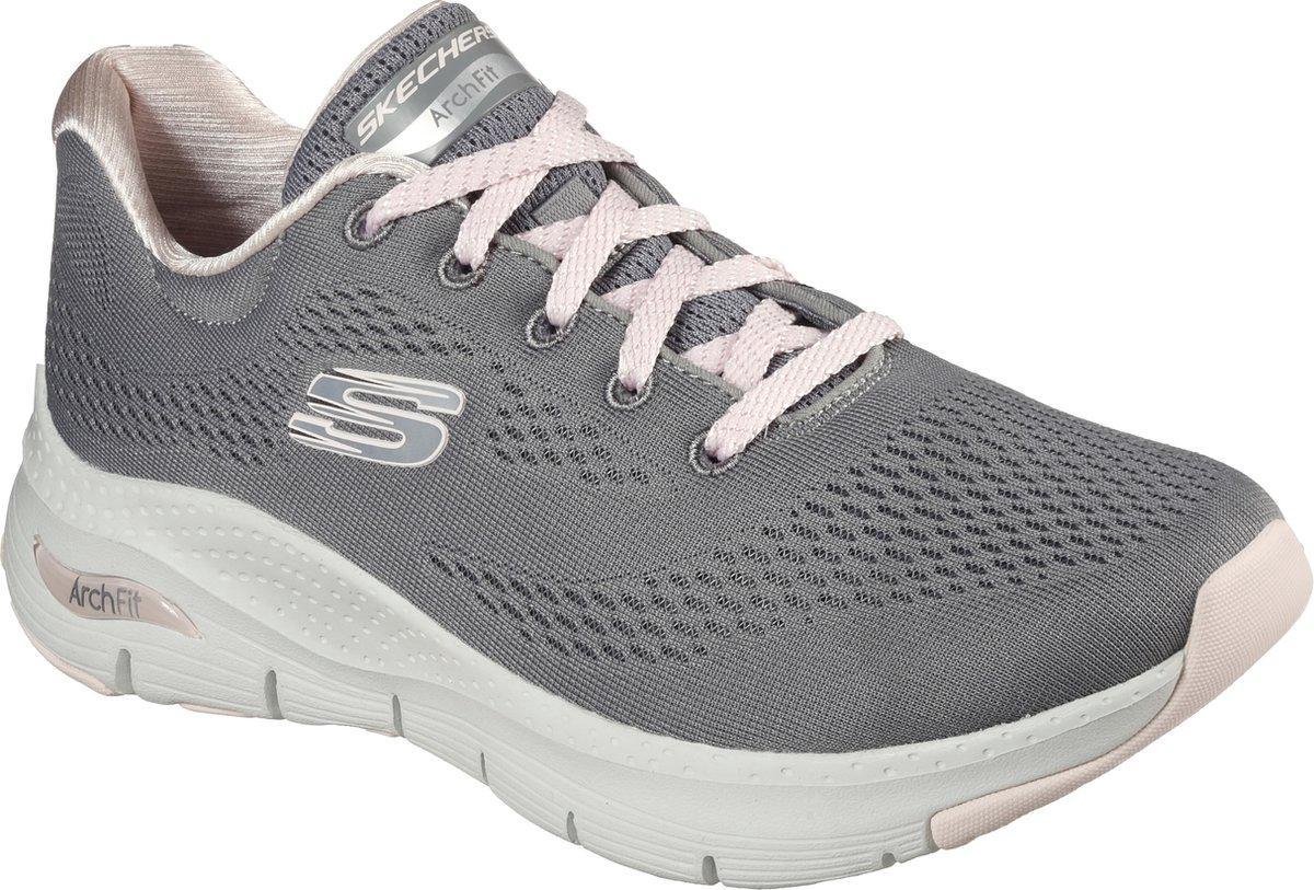 Skechers Arch Fit dames sneaker Grijs Maat 39