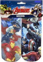 Avengers sokken - Full print - Duopack - maat 23-26