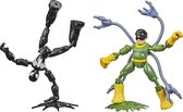 Spider-Man & Doc Ock - Pack de 2 Spider-Man Bend And Flex - Figurine de jeu 15 cm