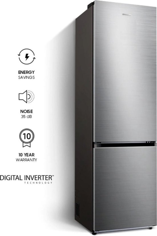 Samsung RB34T600FSA frigo combine Autoportante 344 L F Acier inoxydable |  bol