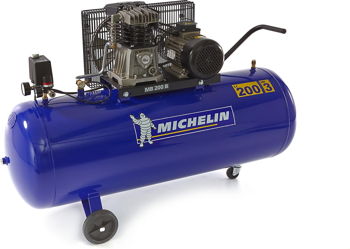 Michelin 200 Liter Compressor 2200 Watt / 3 Pk. 230 VOLT