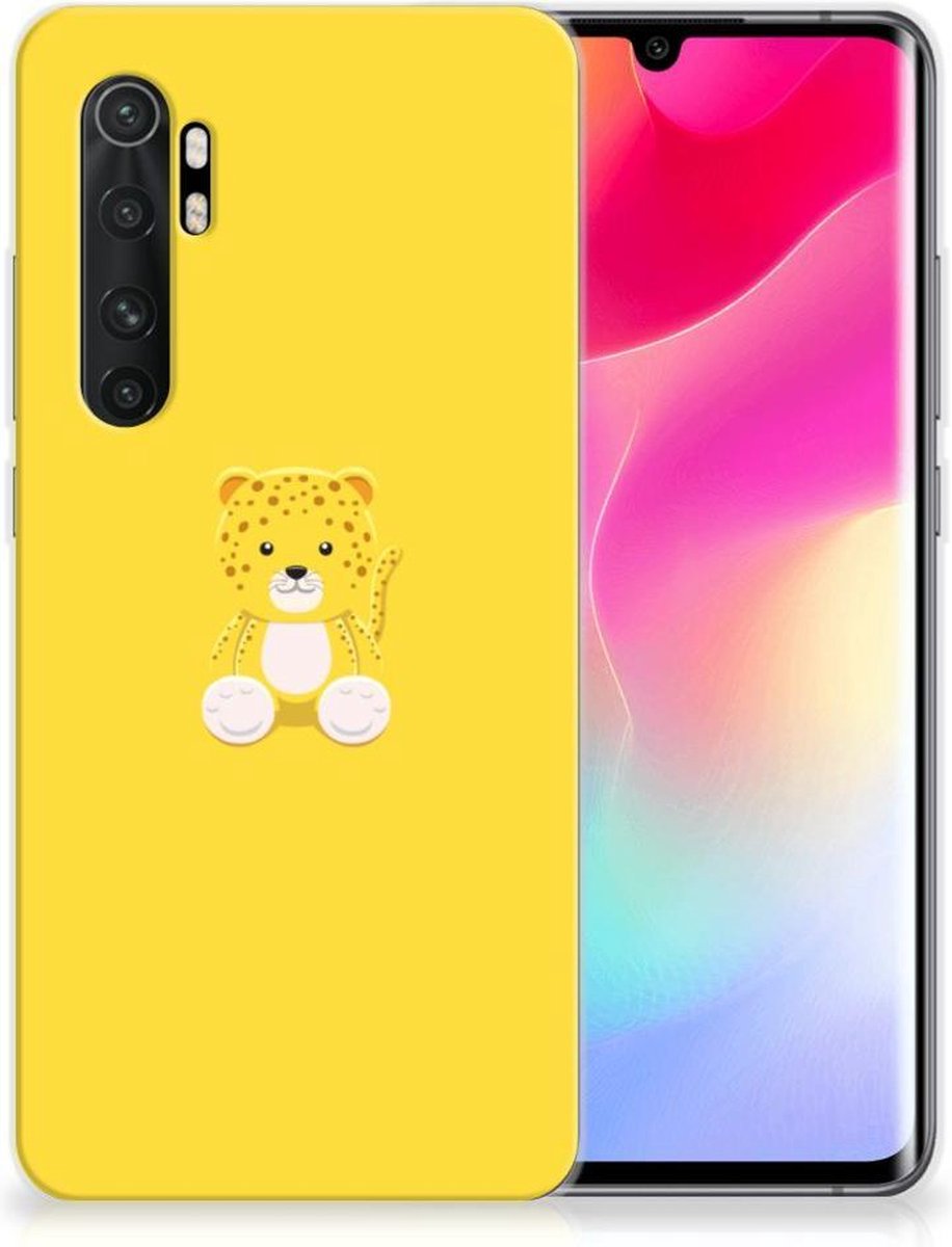 Xiaomi Mi Note 10 Lite Telefoonhoesje met Naam Baby Leopard