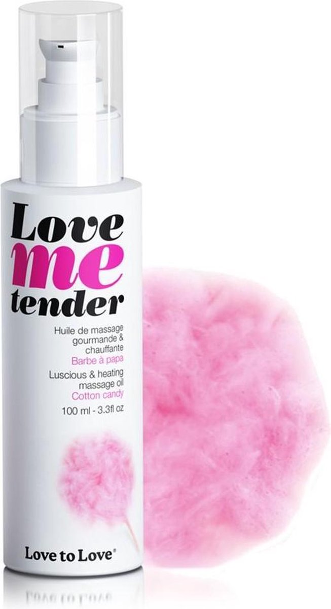 Goedkoopste Love to Love - Love me Tender - Verwarmende Massageolie - Cotton Candy - 100 ml