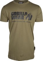 Gorilla Wear Classic T-shirt - Legergroen - 2XL