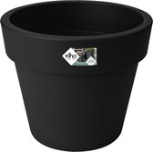 Elho Green Basics Top Planter 23 - Bloempot voor Buiten - Ø 23.0 x H 19.6 cm - Living Black