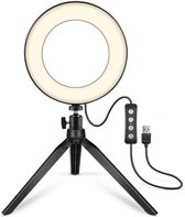 Parya Official - LED Ringlight - Met Telefoonhouder - 40 cm