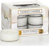 Yankee Candle - Fluffy Towels Candle ( načechrané ručníky ) - Aromatické čajové svíčky ( 12 ks ) (U)