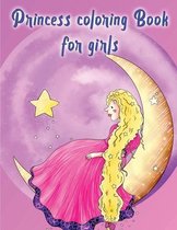 Princess Coloring Book For Girls