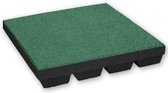 Rubber tegels 55 mm - 0.5 m² (2 tegels van 50 x 50 cm) - Groen