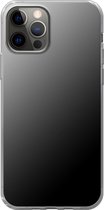 Apple iPhone 12 / Pro - Smart cover - Grijs Zwart - Transparante zijkanten