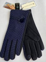 Sjieke dames handschoen Gerard Pasquier / touchscreen / geribbelde stof
