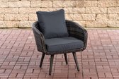 Fauteuil Ameland vlak Roodan zithoogte 40 cm eisenGrijs,Grijs-meliert