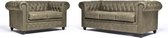 Chesterfield Bank Vintage Alabama C1057 | 2 + 3-zits | 12 jaar garantie