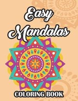 Easy Mandalas Coloring Book