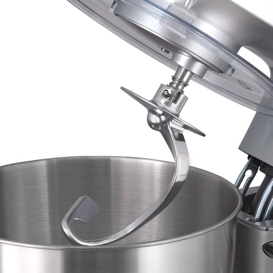 Heinrich´s HKM 8078 - keukenmachine - 1400 Watt - XXL - zilvergrijs. van Heinrich's — afbeelding 2