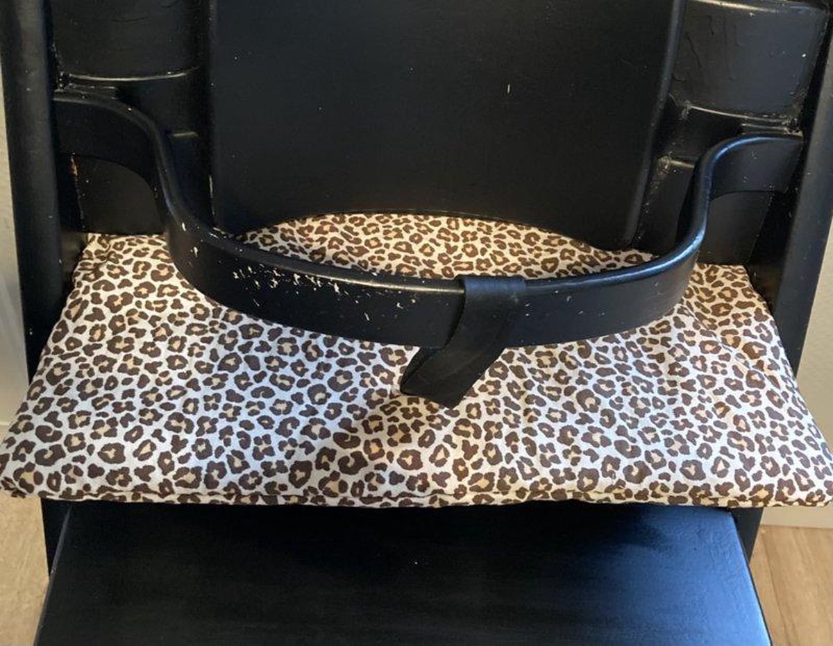 Julé Design Stokke Tripp Trapp zitkussen panter bruin