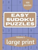 Easy Sudoku Puzzles: Sudoku Puzzle Book for Everyone With Solution Vol 4