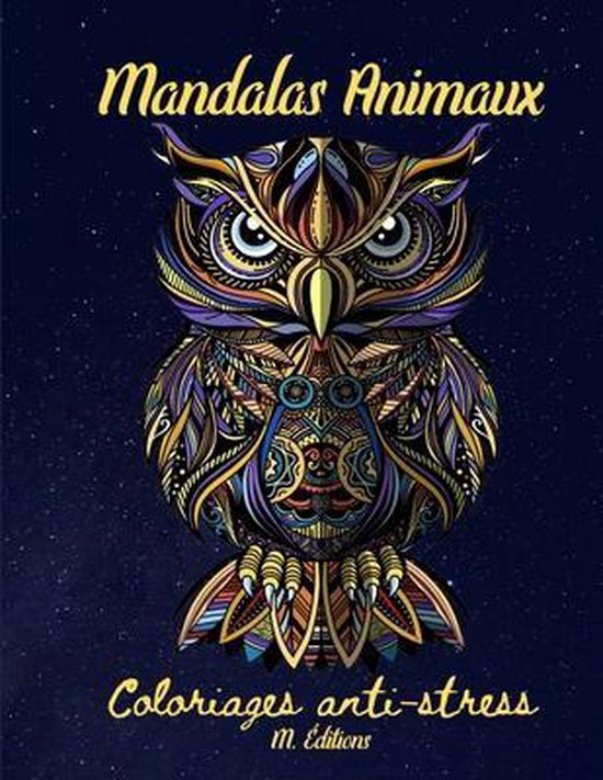 Mandalas Animaux coloriages anti-stress - cover