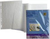 Insteekhoezen - Henzo - 20 stuks fotoblad voor ringband - Formaat A4 - Gebroken wit