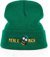 Rick and Morty Muts - Pickle Rick - Beanie - Muts Heren - Muts Dames - Groen