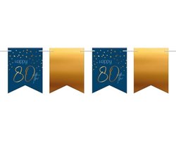 Folat - Vlaggenlijn Elegant True Blue 80 Jaar - 6 meter