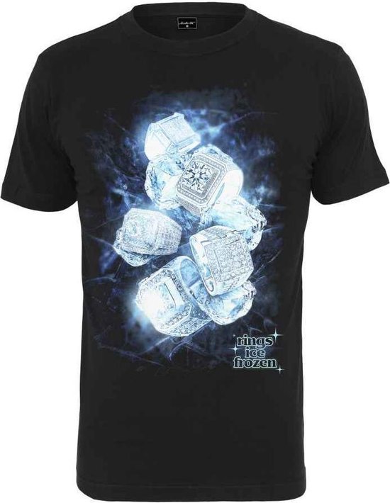 Mister Tee shirt ice rings Lichtblauw-Xl