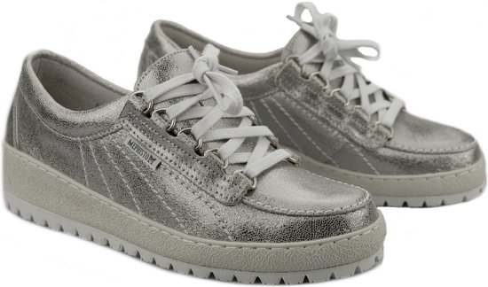 Mephisto Lady - dames sneaker - zilver - maat 37.5 (EU) 4.5 (UK)