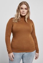 Urban Classics Sweater/trui -5XL- Basic Turtleneck Bruin