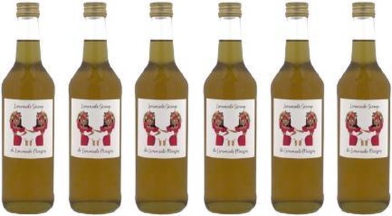 de Limonade Meisjes Limonade Siroop - Citroen - 6x Fles 500 ml