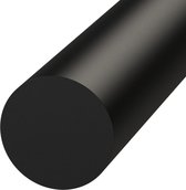 PA6G / Polyamide / Nylon / Gietnylon / Technisch slijtvast kunststof / Ertalon / Nylatron zwart staf Ø40 mm x L=1000 mm