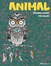 Mandala Coloring Books for Adults - Animal