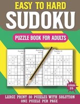 Sudoku Puzzle Book For Adults