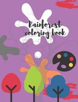 Rainforest coloring book