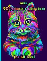 over 90 Animals coloring book for all level