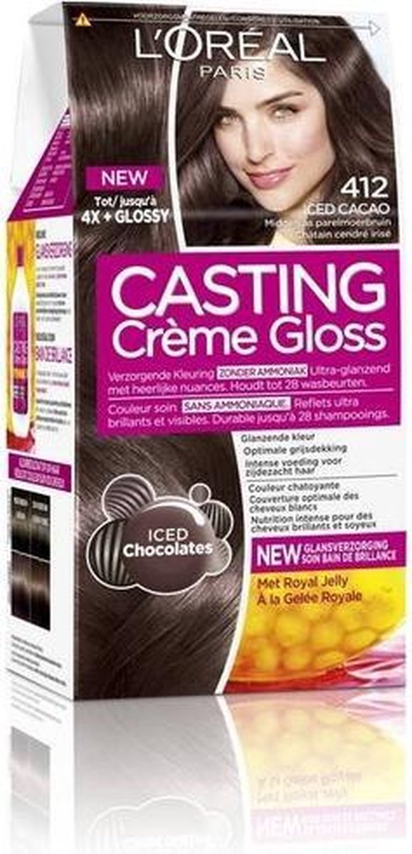 Casting Gloss 412 Iced Cacao - Midden As Parelmoerbruin - | bol.com
