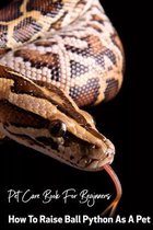 Pet Care Book For Beginners How To Raise Ball Python As A Pet