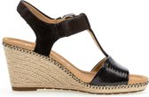 Gabor 62.824.47 Dames Sandalen - Zwart - Maat 38.5