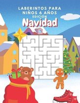 Laberintos Para Ninos 6 Anos Edicion Navidad: Cuaderno De Actividades